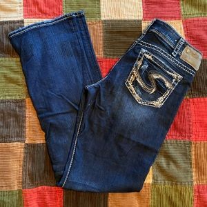 Silver Jeans Co. Suki 17” Dark Wash Jeans